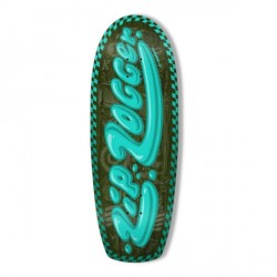 BOARD KROOKED ZIP ZOGGER GUEST ARTIST TURQUOISE - 10.75