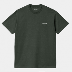 T-SHIRT CARHARTT WIP SCRIPT EMBROIDERY - BOXWOOD WHITE 
