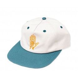 CASQUETTE THEORIES HAND OF THEORIES STRAPBACK - WHITE TEAL