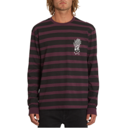 T-SHIRT VOLCOM VADERETRO LS - MULBERRY 