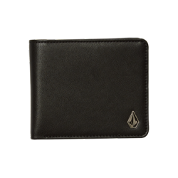 PORTEFEUILLE VOLCOM SLIM STONE PU WTL L - BLACK 