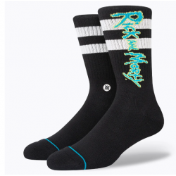CHAUSSETTES STANCE RICK AND MORTY - BLACK 