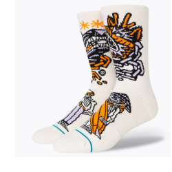 CHAUSSETTES STANCE DJ CLASH - OFFWHITE 