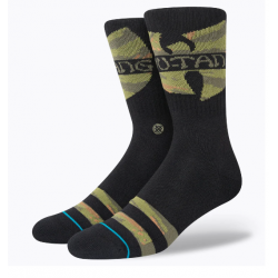 CHAUSSETTES STANCE CLAN IN DA FRONT - BLACK