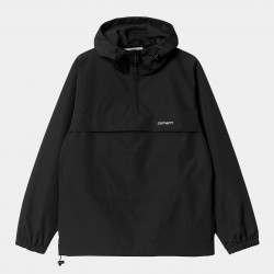 VESTE CARHARTT WIP WINDBREAKER PULLOVER - BLACK WHITE