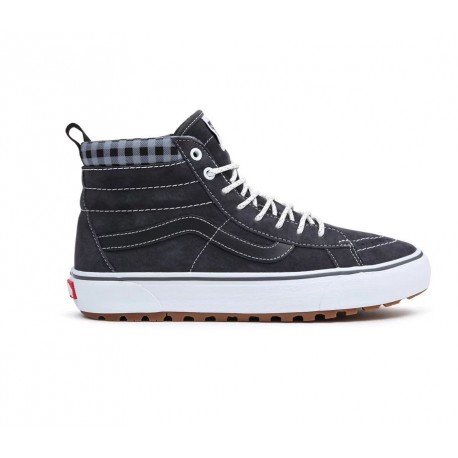 CHAUSSURES VANS SK8 HI MTE 1 - PLAID GREY WHITE 