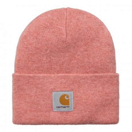 BONNET CARHARTT WIP ACRYLIC WATCH HAT - MISTY BLUSH HEATHER
