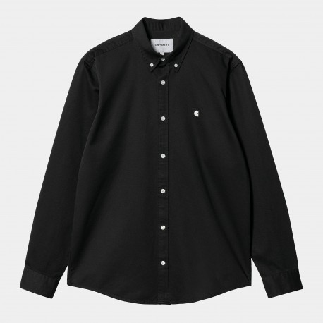 CHEMISE CARHARTT WIP MADISON LS - BLACK WAX