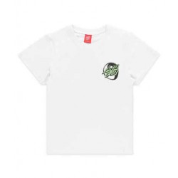 T-SHIRT SANTA CRUZ YIN YANG DOT YOUTH - WHITE