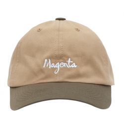 CASQUETTE MAGENTA BRUSH DAD HAT - KHAKI 