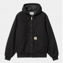 VESTE CARHARTT WIP OG ACTIVE JACKET - BLACK AGED CANVAS