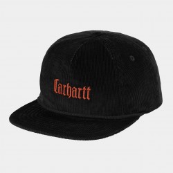 CASQUETTE CARHARTT WIP LETTERMAN - BLACK BRICK