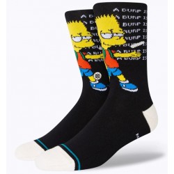 CHAUSSETTES STANCE X THE SIMPSONS TROUBLED - BLACK 