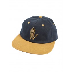 CASQUETTE THEORIES HAND OF THEORIES - NAVY GOLD 