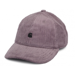 CASQUETTE CARHARTT WIP HARLEM CAP - MISTY THISTLE BLACK 