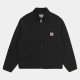 VESTE CARHARTT WIP OG DETROIT JACKET - BLACK AGED CANVAS