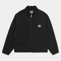VESTE CARHARTT WIP OG DETROIT JACKET - BLACK AGED CANVAS