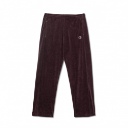 PANTALON POLAR VELOUR TRACK PANTS - BORDEAUX