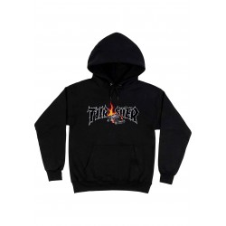 SWEAT THRASHER COP CAR HOOD - BLACK 