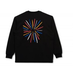 T-SHIRT LAST RESORT AB ENLIGHTEN LS - BLACK