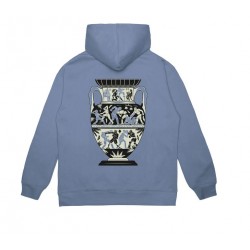 SWEAT JACKER HERACLES HOODIE - BLUE