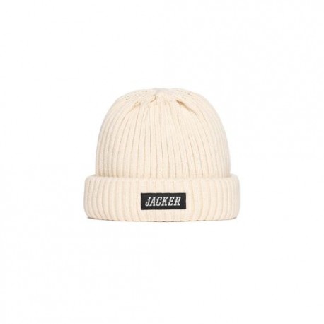 BONNET JACKER TEAM SHORT BEANIE - CREAM