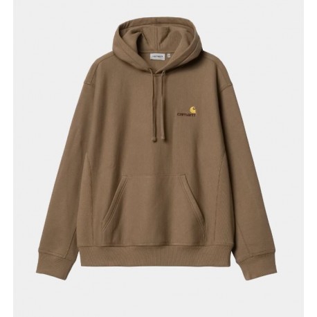 SWEAT CARHARTT WIP AMERICAN SCRIPT HOODED - BUFFALO