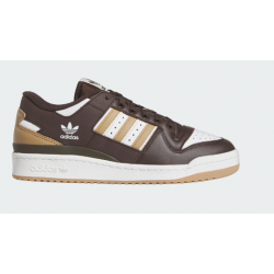 CHAUSSURES ADIDAS FORUM 84 LOW ADV - DARK BROWN WHITE 