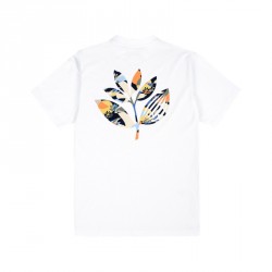 T-SHIRT MAGENTA DOVES PLANT TEE - WHITE