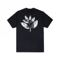 T-SHIRT MAGENTA PIANO PLANT TEE - BLACK
