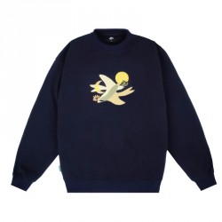SWEAT MAGENTA DOVES CREWNECK - NAVY