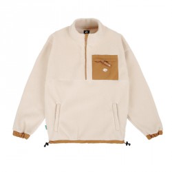 SWEAT MAGENTA MTN SHERPA HIGH NECK - NATURAL