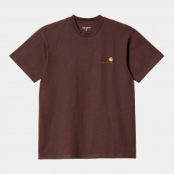 T-SHIRT CARHARTT WIP AMERICAN SCRIPT - COTTON ALE