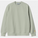SWEAT CARHARTT WIP CHASE CREW - AGAVE GOLD 