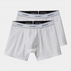 CALECON BOXER CARHARTT WIP COTTON TRUNKS - ASH HEATHER