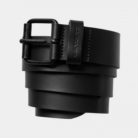 CEINTURE CARHARTT WIP SCRIPT BELT - BLACK BLACK