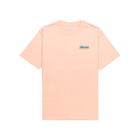 T SHIRT ELEMENT REFLECTIONS SS - ALMOST APRICOT