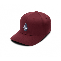 CASQUETTE VOLCOM FULL STONE FLEXFIT - BORDEAUX BROWN
