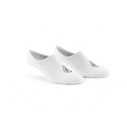 CHAUSSETTES VOLCOM STONES NO SHOW 3PK - WHITE