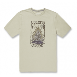 T-SHIRT VOLCOM FTY CAGED STONE - SEAGRASS GREEN