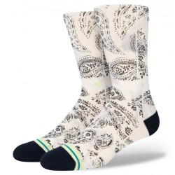 CHAUSSETTES STANCE PAIZLEY - VINTAGE WHITE 
