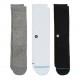 CHAUSSETTES STANCE ICON (PACK DE 3) - MULTI