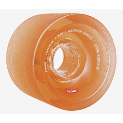 ROUES GLOBE CONICAL CRUISER WHEEL CLEAR AMBER - 70MM