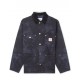 VESTE CARHARTT WIP OG CHORE CHROMO COAT - BLACK CHROMO BLACK 