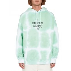 SWEAT VOLCOM TRIPPIN DYE PO - BOTTLE GREEN