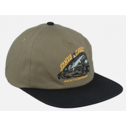 CASQUETTE SANTA CRUZ RETREAT CAP - UNBLEACHED MOSS