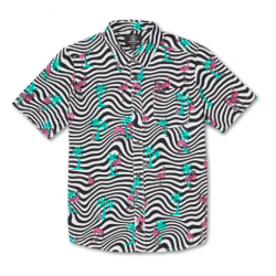 CHEMISE VOLCOM FLAMINGBROS SS YOUTH - WHITE 