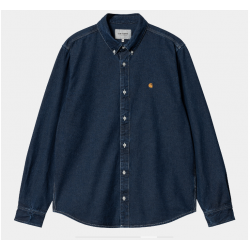 CHEMISE CARHARTT WELDON LS - BLUE STONE WASHED