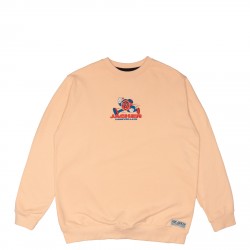SWEAT JACKER FOREVER LATE CREW - SALMON