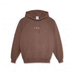 SWEAT POLAR DEFAULT HOODIE - RUST